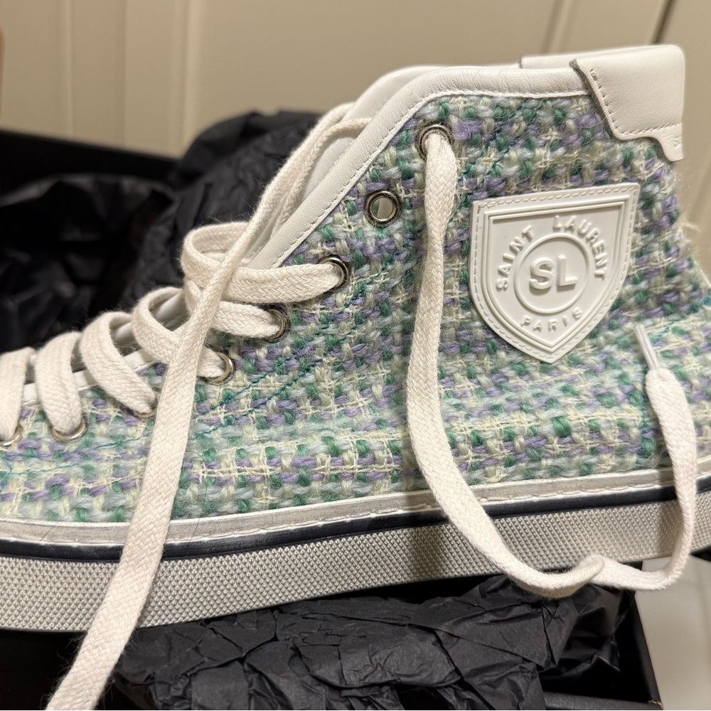 Saint Laurent Multicolor High-Top Sneakers BNNW